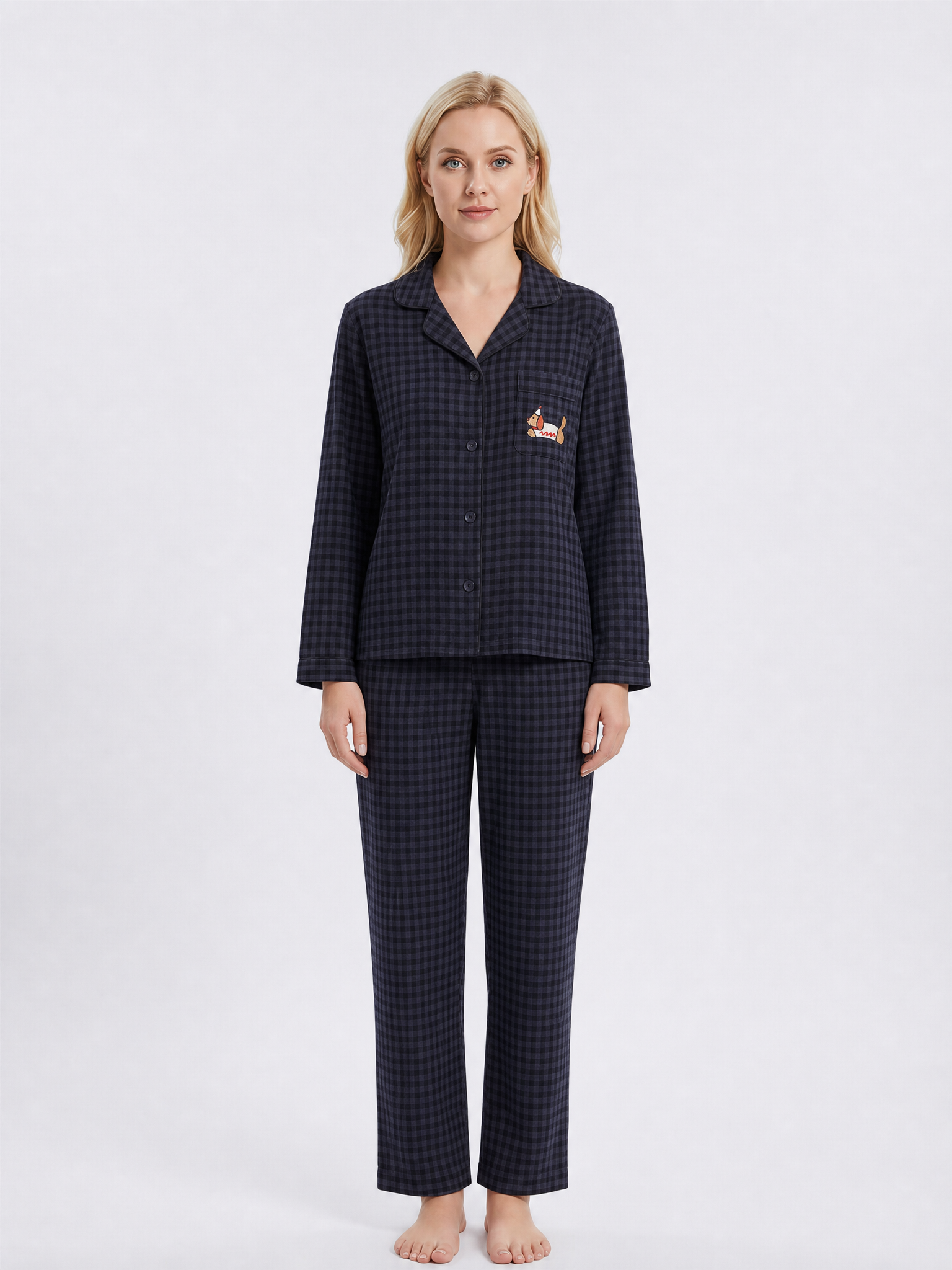 Conjunto Pijama Estampa Salsicha