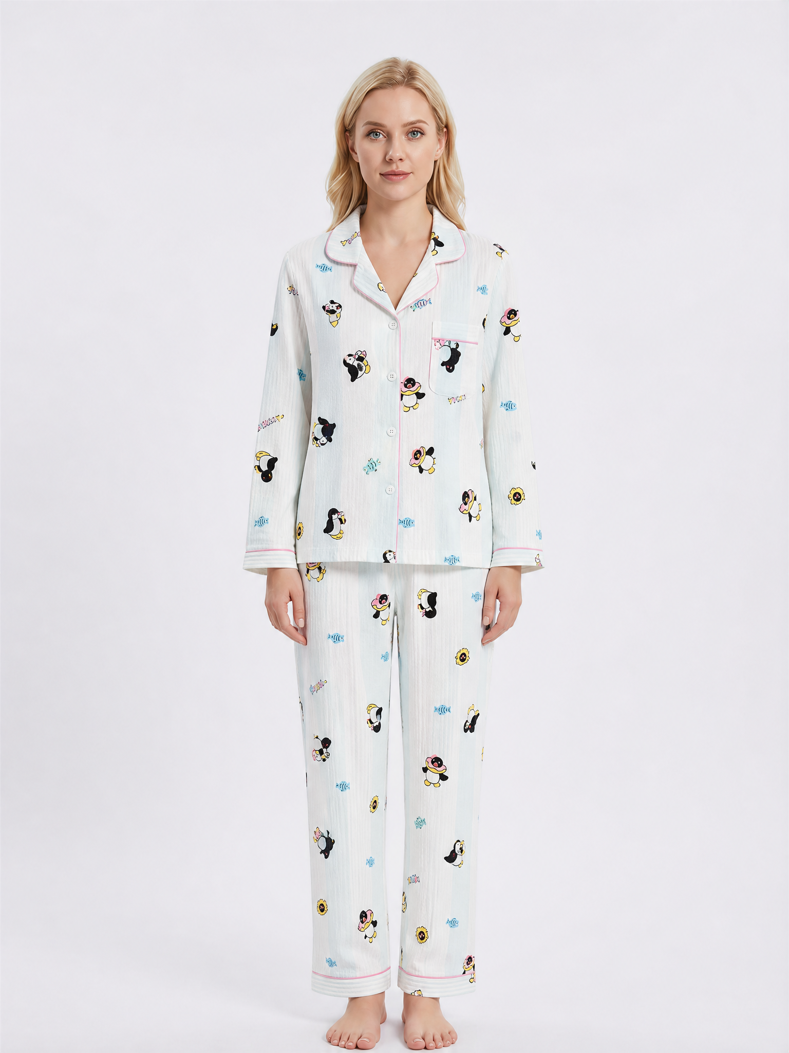 Conjunto Pijama Pinguin
