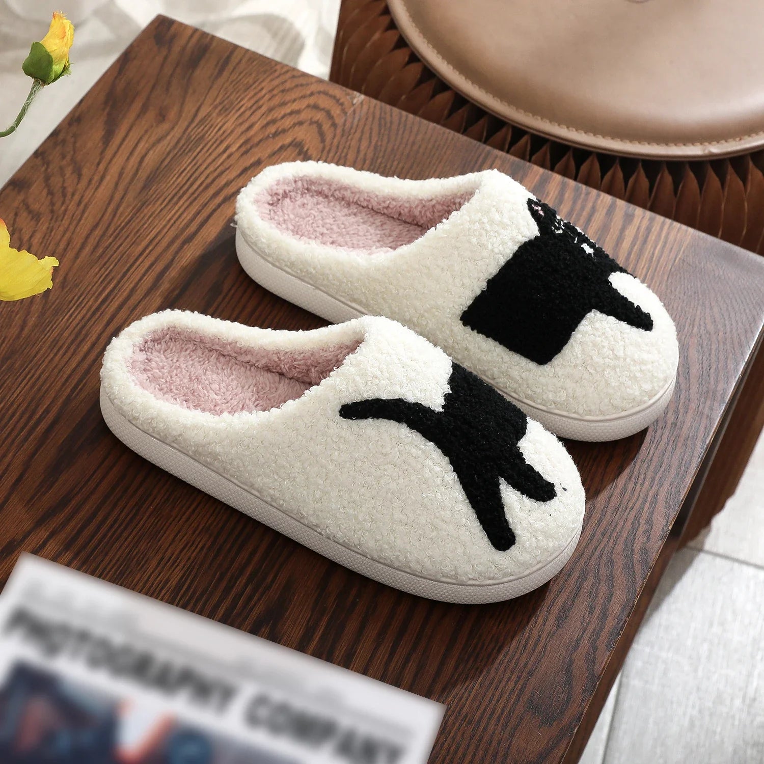 Pantufa Gato Preto