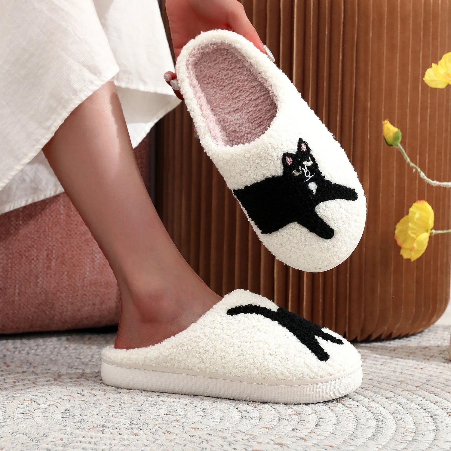 Pantufa Gato Preto