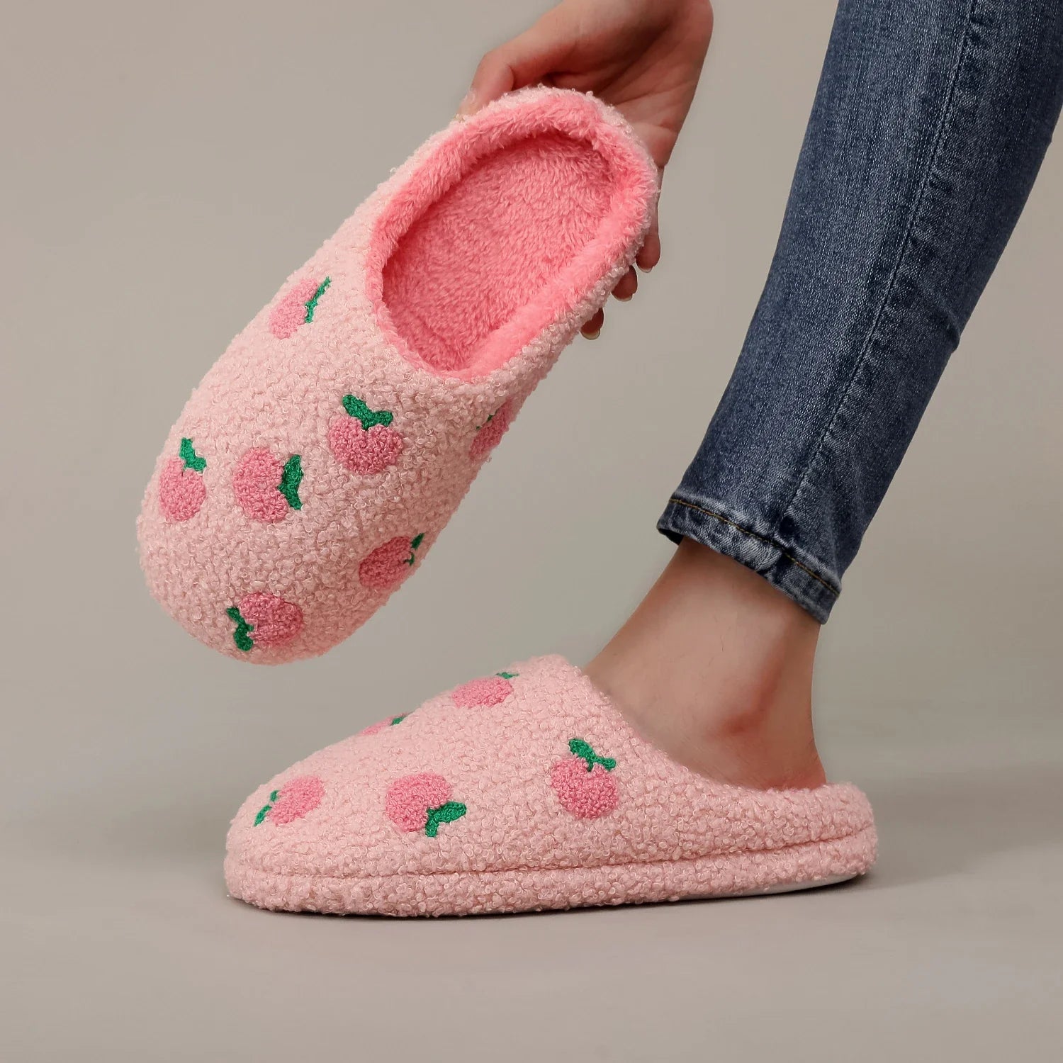 Pantufa Moranguinho rosa