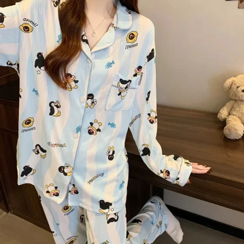 Conjunto Pijama Pinguin